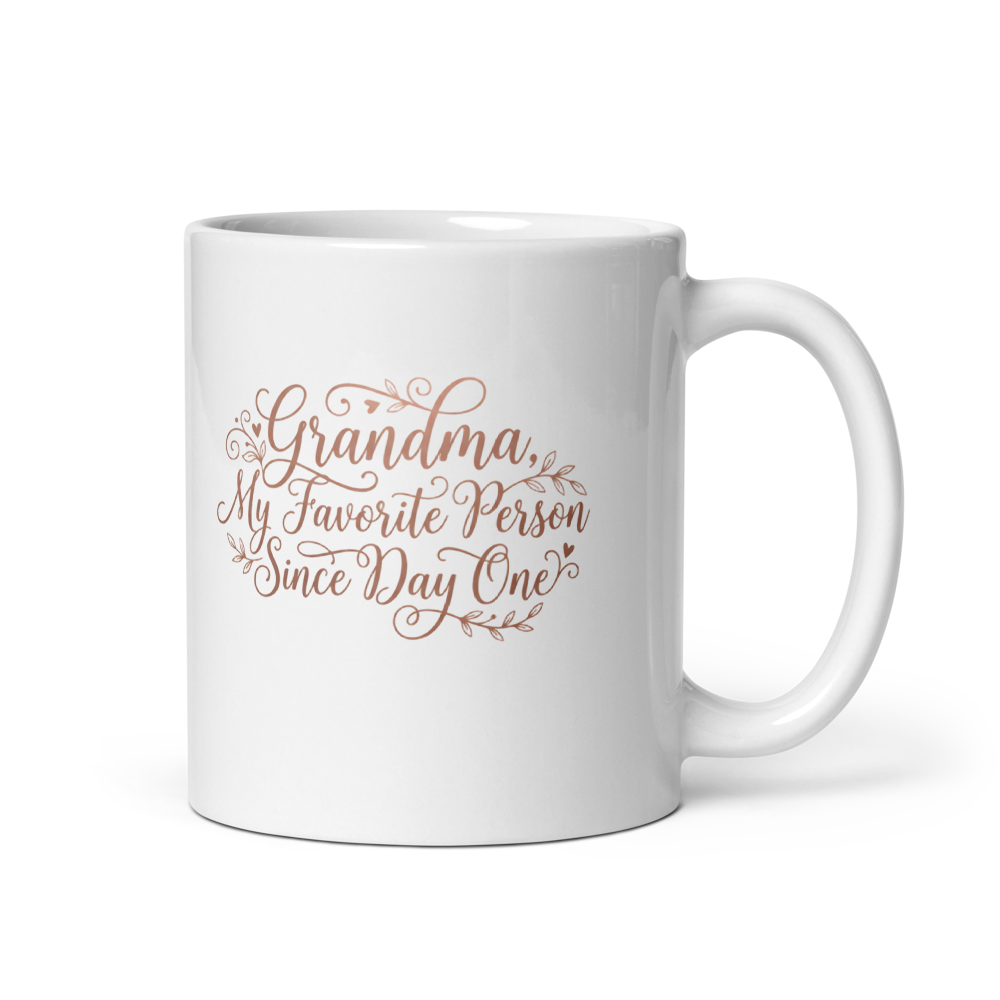 Sentimental Grandma Birthday Mug - Favorite Person Gift mockup