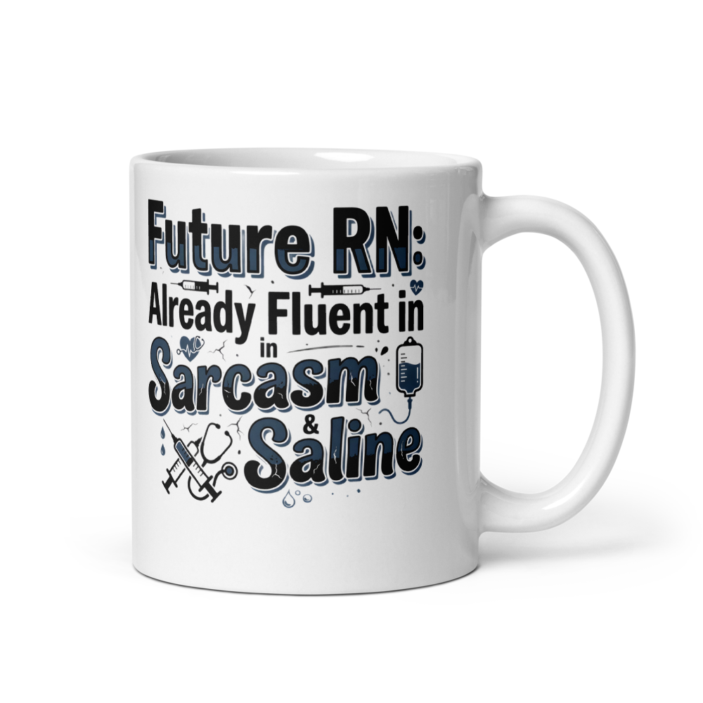 Nursing Grad Mug - Funny Sarcastic RN Graduation Gift mockup