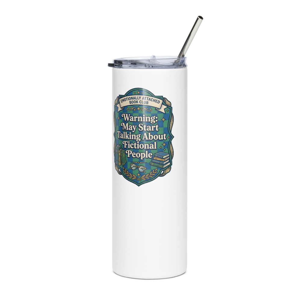 May Start Talking About Fictional People Tumbler mockup
